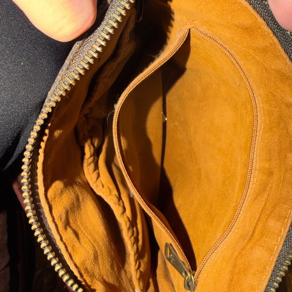 Patricia Nash Tan Leather clutch/ wristlet Bag - Picture 5 of 5